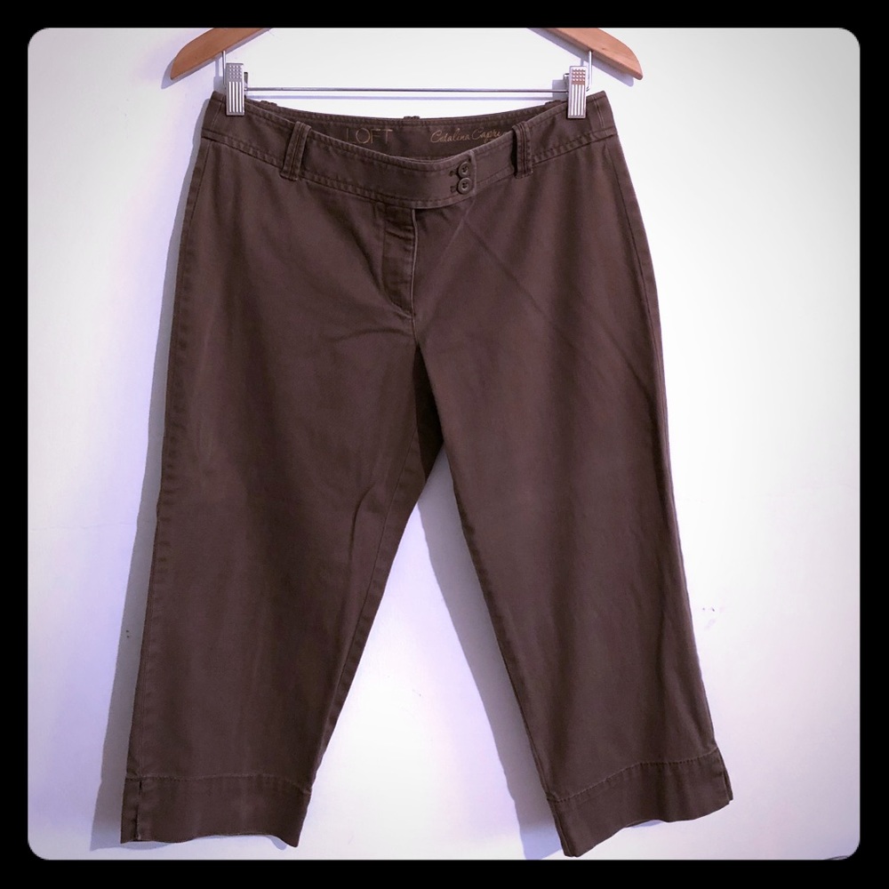 Loft | COTTON Catalina🌴Capri Pants
